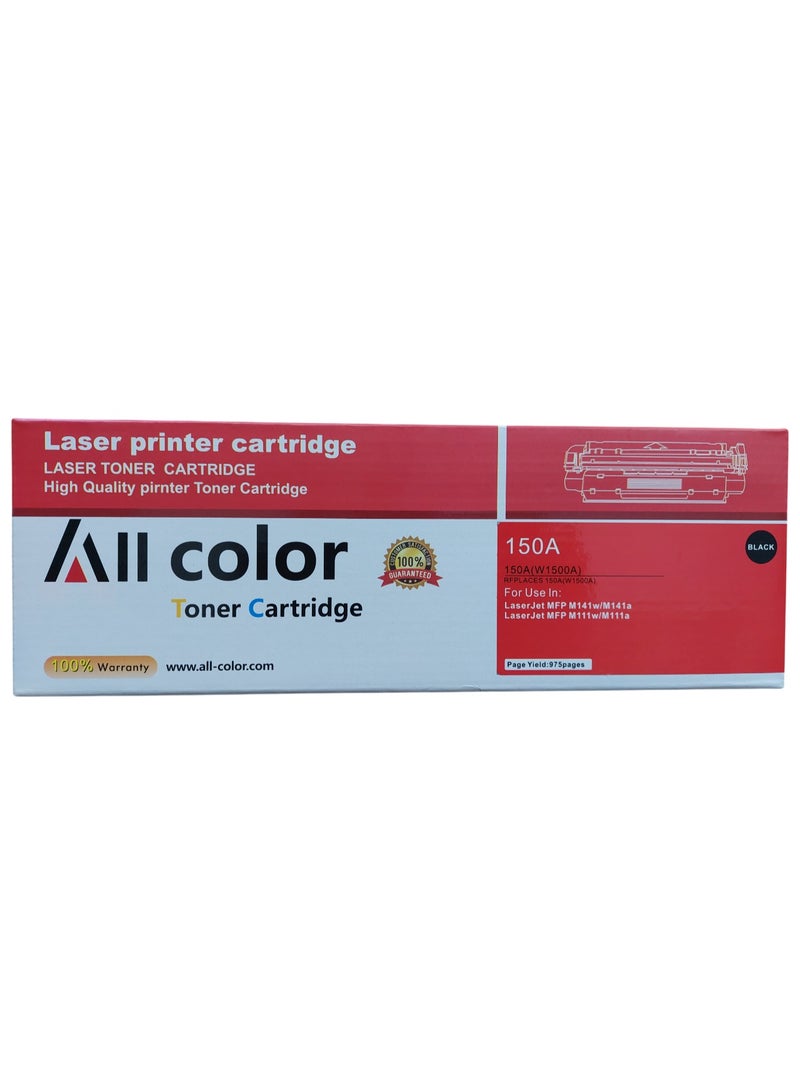 ALL COLOR Compatible 150A W1500A Toner Cartridge Replacement for HP Laserjet M111a M111w MFP M141a M141w MFP M141a M141w Printer Black - Image 1
